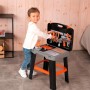 Smoby 7600360734 Black & Decker Bricolo Tavolo da Lavoro Smart Trasformabile in valigetta con tanti accessori