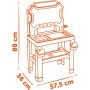 Smoby 7600360739 Black & Decker Banco da lavoro Bricolo 78 accessori 7 utensili Aree di stoccaggio