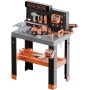 Smoby 760036740 Black & Decker Stabilito Bricolo Pro con 75 accessori 7 strumenti Aree di stoccaggio