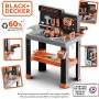 Smoby 760036740 Black & Decker Stabilito Bricolo Pro con 75 accessori 7 strumenti Aree di stoccaggio