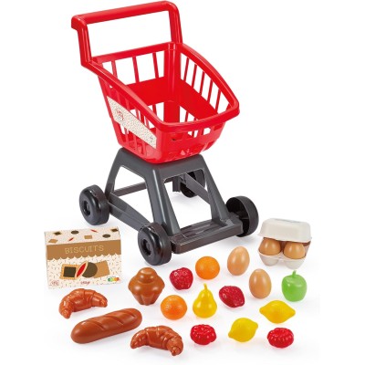 Simba 1205 Ecoiffier: 100% Chef Carrello del Supermercato con Accessori