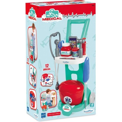 Simba 1902 Ecoiffier Carrello medico per la cura dei malati