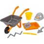 Simba 7600000496 Ecoiffier Super Pack del Costruttore +18 mesi carriola caschetto attrezzi da lavoro