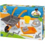 Simba 7600000496 Ecoiffier Super Pack del Costruttore +18 mesi carriola caschetto attrezzi da lavoro