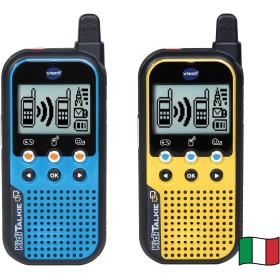 VTech 518569 Kidi Talkie Walkie Talkie 6in1- 2 Walkie-Talkie con Connessione Protetta Modifica della Voce VTech 518569 Kidi Talkie Walkie Talkie 6in1- 2 Walkie-Talkie con Connessione Protetta Modifica della Voce