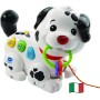 VTech 502807 Macchia 1,2,3, Canta e Cammina con Me! Cagnolino che Cammina con Guinzaglio 3 Canzoni e 20 Melodie