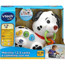 VTech 502807 Macchia 1,2,3, Canta e Cammina con Me! Cagnolino che Cammina con Guinzaglio 3 Canzoni e 20 Melodie VTech 502807 Macchia 1,2,3, Canta e Cammina con Me! Cagnolino che Cammina con Guinzaglio 3 Canzoni e 20 Melodie