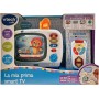VTech 578707 La Mia Prima Smart TV Televisione Interattiva 10 Canali Bilingue Italiano e Inglese Spegnimento Automatico
