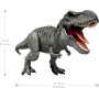 Mattel JCH02 Jurassic World Rebirth Power Devour - Tyrannosaurus Rex alto 22cm con funzione di attacco e suoni