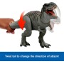 Mattel JCH02 Jurassic World Rebirth Power Devour - Tyrannosaurus Rex alto 22cm con funzione di attacco e suoni