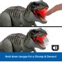 Mattel JCH02 Jurassic World Rebirth Power Devour - Tyrannosaurus Rex alto 22cm con funzione di attacco e suoni