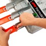 Mattel JDY16 Hot Wheels Racing Circuito Grand Prix pista due modalità gara e booster motorizzato 3 veicoli di Formula 1
