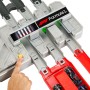 Mattel JDY16 Hot Wheels Racing Circuito Grand Prix pista due modalità gara e booster motorizzato 3 veicoli di Formula 1
