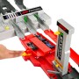 Mattel JDY16 Hot Wheels Racing Circuito Grand Prix pista due modalità gara e booster motorizzato 3 veicoli di Formula 1