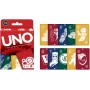 Mattel Games JGK30 - UNO 80° Anniversario Mattel versione speciale Rosso Rubino da collezione dell'iconico gioco di carte