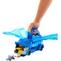 Mattel JBM72 Hot Wheels City Drago Trasportatore Trasformabile e 2 macchinine con Drago Rimovibile