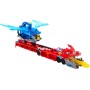 Mattel JBM72 Hot Wheels City Drago Trasportatore Trasformabile e 2 macchinine con Drago Rimovibile