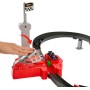 Mattel JDY15 Hot Wheels Racing - Circuito Sprint Formula 1 pista due modalità con 3 McLaren F1 Team Alpine e VCARB inclusi