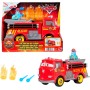 Mattel JFL54 CARS Sfreccia e Soccorri Red e Guido Pompieri con 2 bersagli a forma di fiamma e 2 proiettili ad acqua