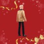 Mattel JGK55 Barbie Signature Ken Magia delle Feste 2025 con tuta elegante giacca dorata e confezione da esporre
