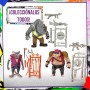 Giochi Preziosi - Tartarughe Ninja Caos Mutante Action Figure Bebop Articolata 12cm e con Armi da Combattimento