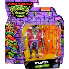 Giochi Preziosi 83286CO Teenage Mutant Ninja Turtles: Mutant Mayhem Action Figure Splinter 10,2 cm Giochi Preziosi 83286CO Teenage Mutant Ninja Turtles: Mutant Mayhem Action Figure Splinter 10,2 cm
