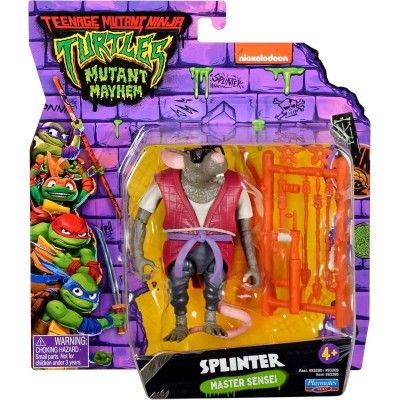 Giochi Preziosi 83286CO Teenage Mutant Ninja Turtles: Mutant Mayhem Action Figure Splinter 10,2 cm