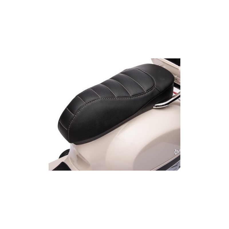 Sedile di Ricambio Vespa GTS Super per Bambini Rivestito in Pelle Colore Nero