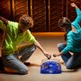 Hasbro G0842 Beyblade X Drop Attack Set da Battaglia con Beystadium con Impact Drake 9-60LR e Hover Wyvern 3-85N