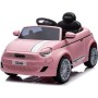 Auto Macchina Elettrica per Bambini Nuova Fiat 500e 12V con Telecomando e Cinture di Sicurezza