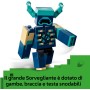 LEGO Minecraft 21274 L’Incontro con il Sorvegliante con Minifigure Mob e Funzione TNT di Caduta Massi