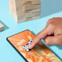 Hasbro G1499 Jenga con Dado Digitale Gioco di Impilamento con 54 Mattoncini in Legno