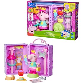 Hasbro G1017 Peppa Pig Guardaroba di Peppa con Action Figure di Peppa 14 Accessori e Sticker Hasbro G1017 Peppa Pig Guardaroba di Peppa con Action Figure di Peppa 14 Accessori e Sticker