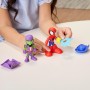 Hasbro G0666 Marvel Spidey e i suoi fantastici amici Water-Webs Nave pirata con ragnatele e bolle