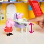 Hasbro G05085L0 Peppa Pig - La Grande casa di Peppa con 3 bambole 11 accessori e adesivi