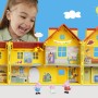 Hasbro G05085L0 Peppa Pig - La Grande casa di Peppa con 3 bambole 11 accessori e adesivi