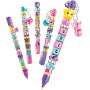 Clementoni 18219 Laboratorio delle Penne Message Kit Creativo con 100+ Accessori e 8 Penne Personalizzabili
