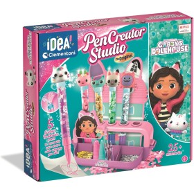 Clementoni 18203 Laboratorio delle Penne Gabby's Dollhouse Kit Creativo con 25+ Accessori e 5 Penne Personalizzabili