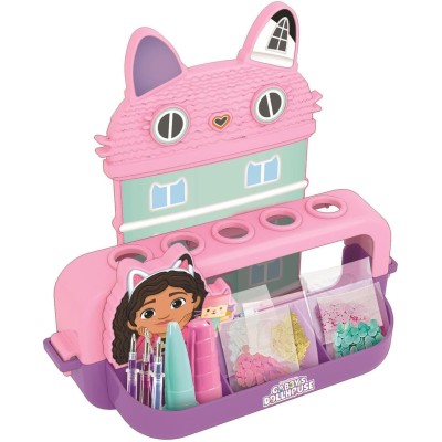 Clementoni 18203 Laboratorio delle Penne Gabby's Dollhouse Kit Creativo con 25+ Accessori e 5 Penne Personalizzabili