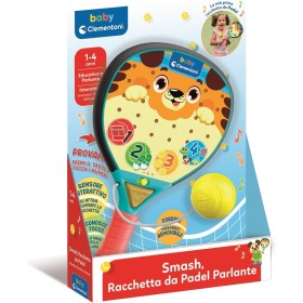 Clementoni 17548 Smash Racchetta da Padel parlante Educativa Interattiva Stimola lo Sviluppo Sensoriale e Cognitivo Clementoni 17548 Smash Racchetta da Padel parlante Educativa Interattiva Stimola lo Sviluppo Sensoriale e Cognitivo