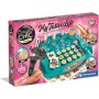 Clementoni 18260 Crazy Chic My Tattoo Lab Kit per Creare Tatuaggi Temporanei Personalizzati con Stencil e Accessori