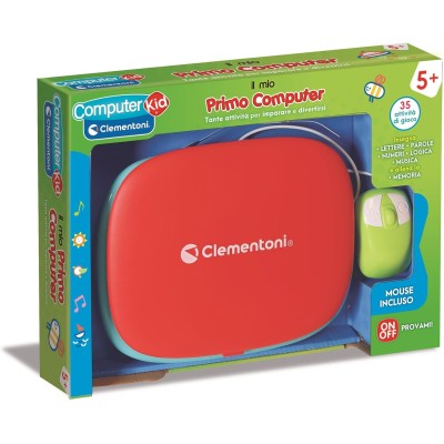 Clementoni 16656 Sapientino Il Mio Primo Computer Educativo Interattivo con 35 attività Impara Lettere Logica e Musica