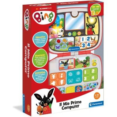 Clementoni 17999 Il Mio Primo Computer Bing Educativo Computer Centro Attività Prima Infanzia