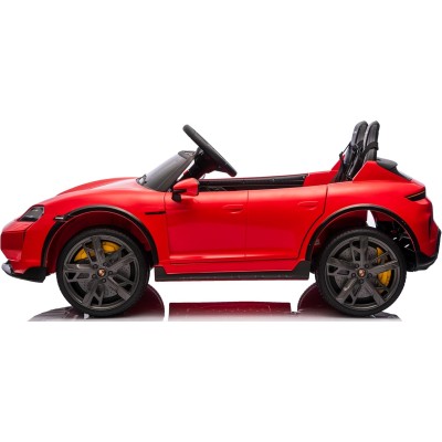 Auto Elettrica Porsche Taycan 24V Macchina per Bambini 2 Posti Reali con Ruote in Gomma Telecomando