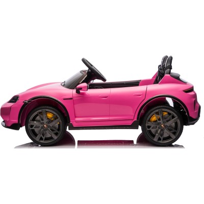 Auto Elettrica Porsche Taycan 24V Macchina per Bambini 2 Posti Reali con Ruote in Gomma Telecomando