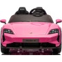 Auto Elettrica Porsche Taycan 24V Macchina per Bambini 2 Posti Reali con Ruote in Gomma Telecomando
