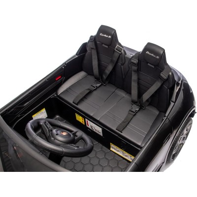 Auto Elettrica Porsche Taycan 24V Macchina per Bambini 2 Posti Reali con Ruote in Gomma Telecomando