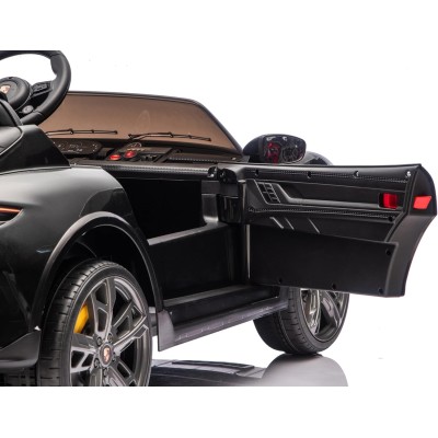 Auto Elettrica Porsche Taycan 24V Macchina per Bambini 2 Posti Reali con Ruote in Gomma Telecomando