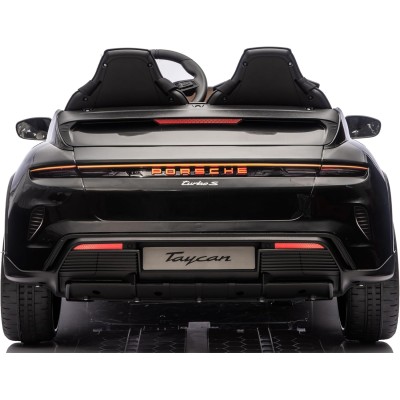 Auto Elettrica Porsche Taycan 24V Macchina per Bambini 2 Posti Reali con Ruote in Gomma Telecomando