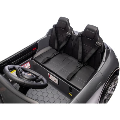 Auto Elettrica Porsche Taycan 24V Macchina per Bambini 2 Posti Reali con Ruote in Gomma Telecomando